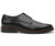 Leather Oxford Shoe In Black - Black