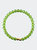 Signature Ball Cuff Bracelet In Pastel Green Dahlias (Single) - Pastel Green Dahlias