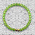 Signature Ball Cuff Bracelet In Pastel Green Dahlias (Single)