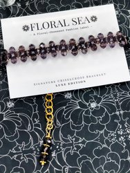 Signature Criss x Cross Bracelet in Modest Violets - Luxe Edition