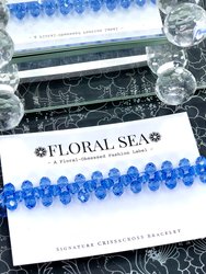 Signature CRISSxCROSS™ Bracelet in Porcela In Blue Hydrangeas