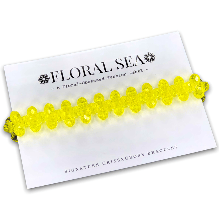 Signature CRISSxCROSS™ Bracelet In Yellow Daffodils - Yellow Daffodils