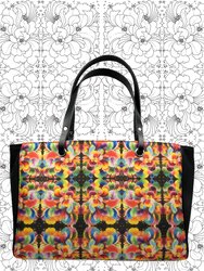 Signature Flower Leather Tote