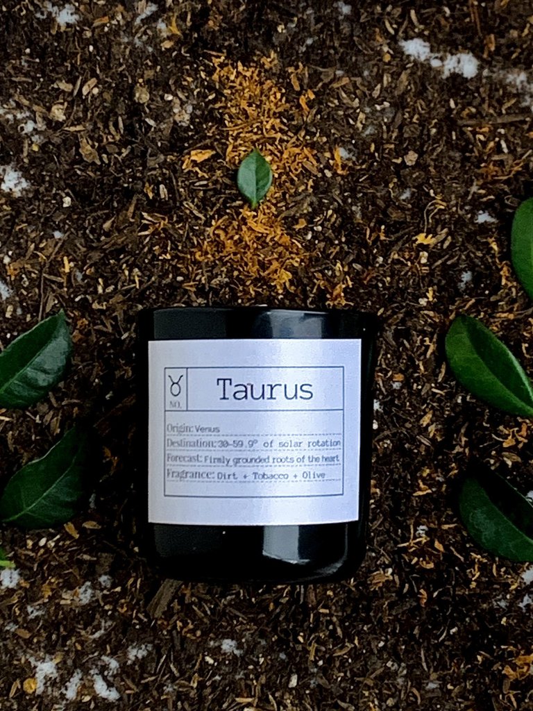 Taurus Soy Candle, Slow Burn Candle