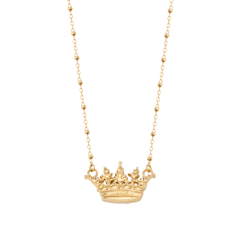 Acanthus Crown Satellite Chain Necklace