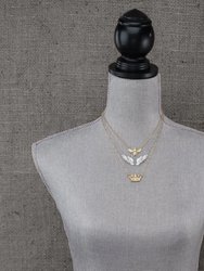 Acanthus Crown Satellite Chain Necklace