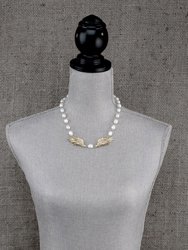 Angel Wing Pearl Necklace