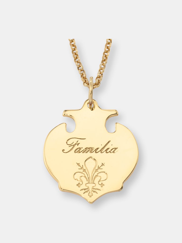 Barberini Bee Enamel Shield Charm