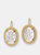 Cherub Cameo Earrings - 14k Gold