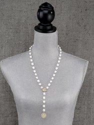 Cherub Pearl Lavalier Necklace