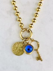 Evil Eye Cabochon Charm