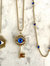 Evil Eye Enamel Medallion Charm