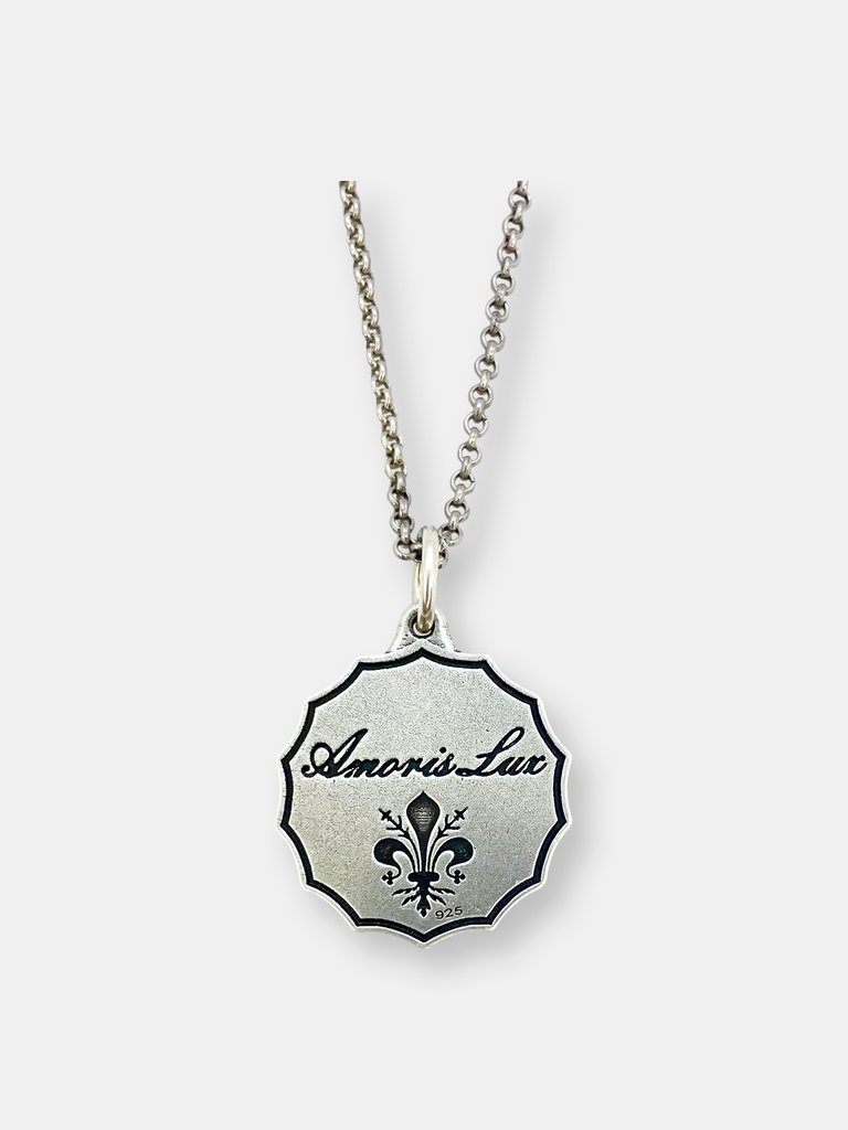 Santa Maria Novella Sun Enamel Shield Necklace