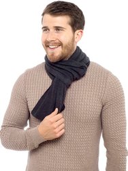 Floso Mens Plain Thermal Polar Fleece Winter/Ski Scarf