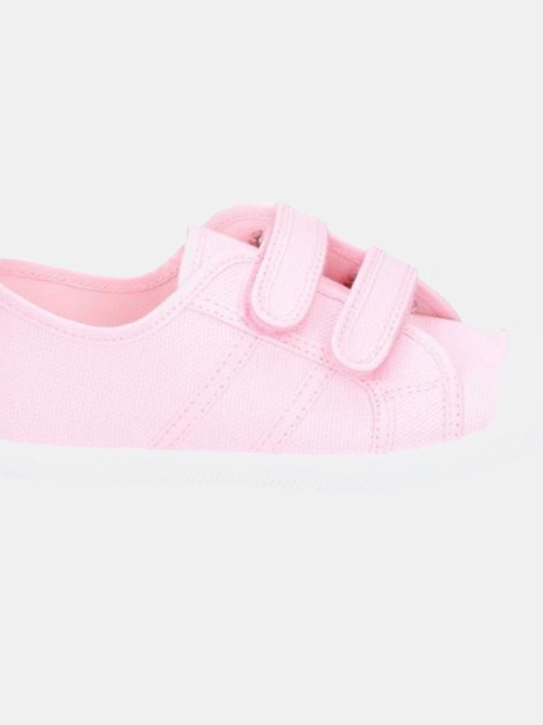 Flossy Sasha Girls Junior Touch Fastening Shoe (Pink) (9 M US Toddler)