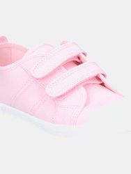 Flossy Sasha Girls Junior Touch Fastening Shoe (Pink) (9 M US Toddler) - Pink