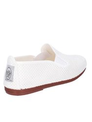 Womens/Ladies Pulga Slip On Shoe - White