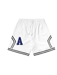 Varsity Shorts - White