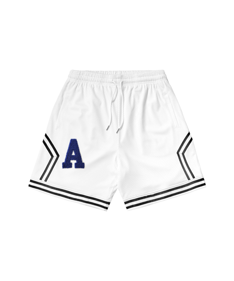 Varsity Shorts - White