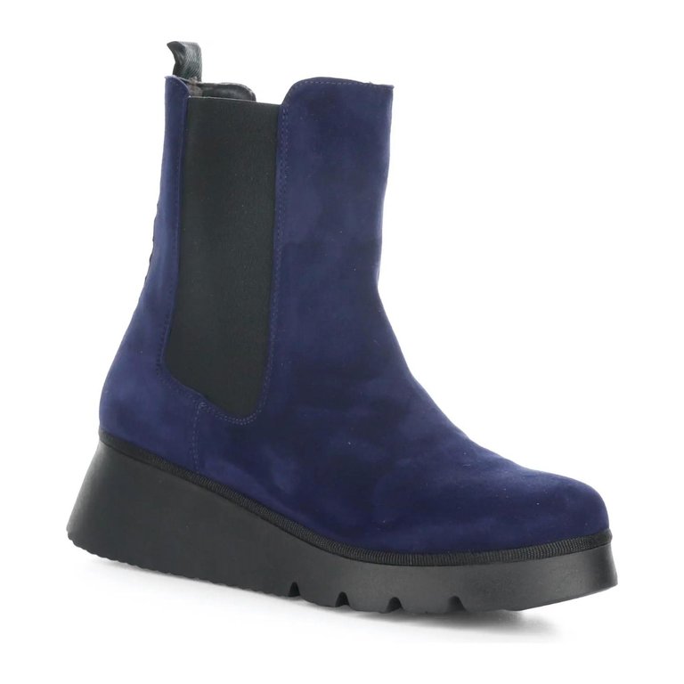 Chelsea Ankle Boots In Paty Navy