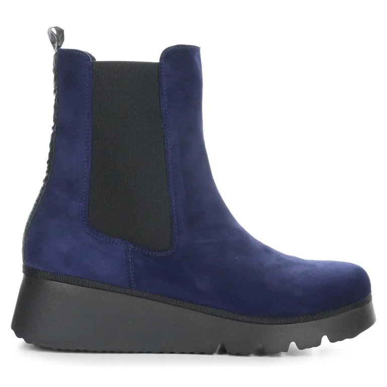 Chelsea Ankle Boots In Paty Navy - Paty Navy