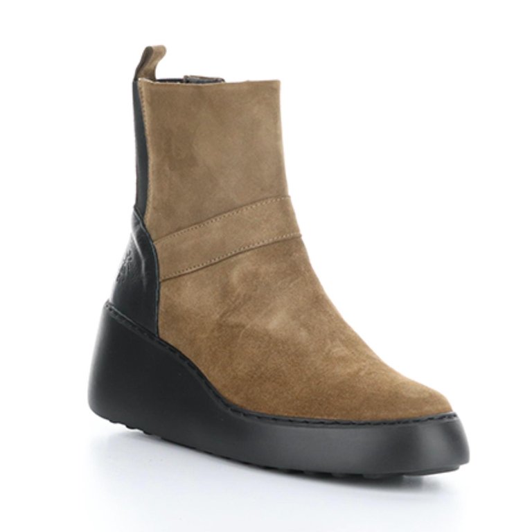 Women's Doxe Suede Boot In Taupe - Taupe