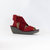 Women's Wedge Sandal In Lipstick Red