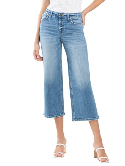 Flying Monkey Beckoned - High Rise Crop Wide Leg Jeans product