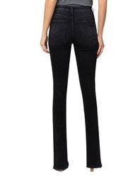 Crocus - High Rise Slit Hem Slim Bootcut Jeans