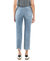 Ergonomical - High Rise Cropped Straight Jeans