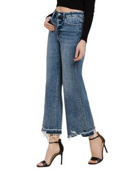 Resilient - Super High Rise Cropped Wide Leg Jeans