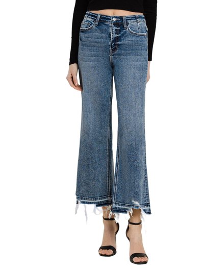 Flying Monkey Resilient - Super High Rise Cropped Wide Leg Jeans product