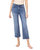 Worked - High Rise Cropped Straight Jeans - Medium
