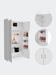 Albany, Double Door Pantry Cabinet, Five Shelves