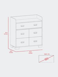 Anemone Dresser, One Double Drawer, Four Drawers