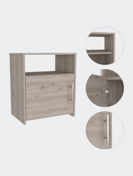 Bristol Nightstand, One Cabinet, Top Surface