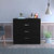 Cambridge Three Drawers Dresser - Black