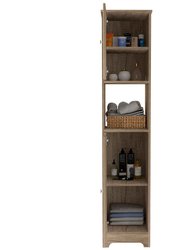 Charlotte Linen Cabinet, Two Dressers, Division, One Shelf - Light Oak