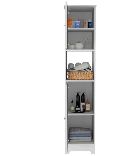 FM Furniture Charlotte Linen Cabinet, Two Dressers, Division, One Shelf product