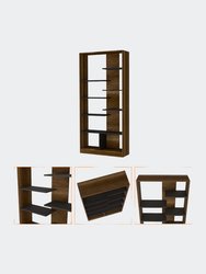 Contemporary Bookcase, Multiple Shelves
