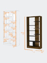 Contemporary Bookcase, Multiple Shelves