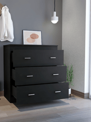 Dove Three Drawer Dresser, Superior Top