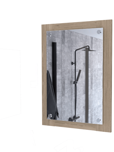 FM Furniture Everly Bathroom Mirror, Looking Glass, Frame product