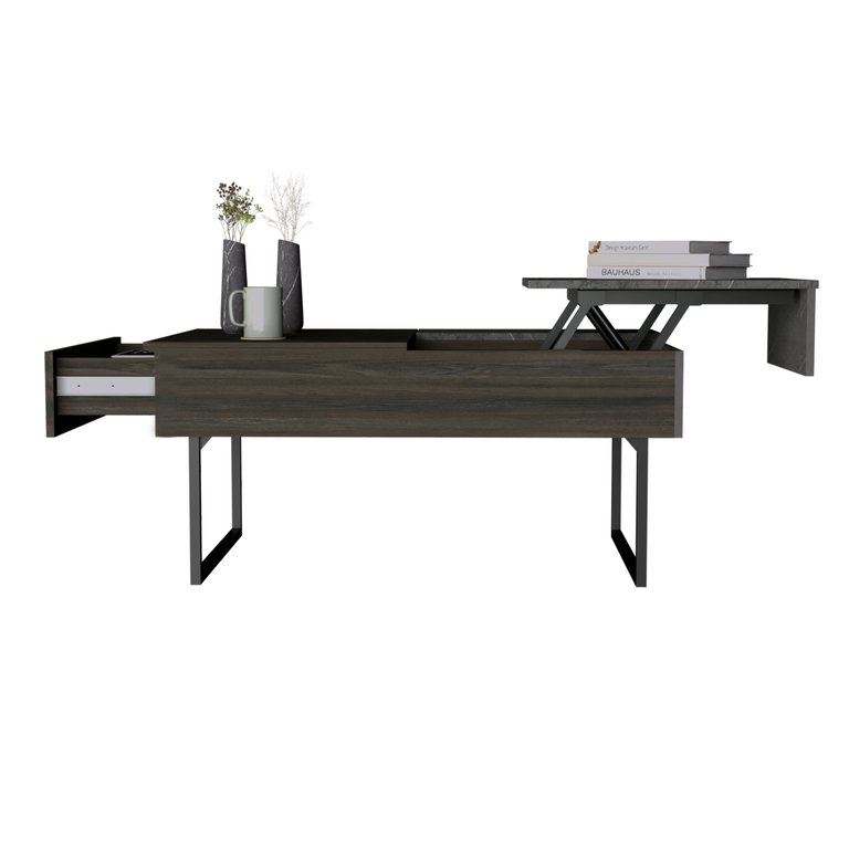 Georgetown Lift Top Coffee Table - Carbon - Onix