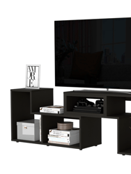 Harmony Extendable TV Stand, Multiple Shelves