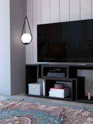 Harmony Extendable TV Stand, Multiple Shelves