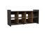 Harrison Entryway Shoe Rack, Eight Cube Spaces - Espresso - Mahogany