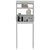 Hayward Over The Toilet Cabinet, One Drawer, Two Shelves - White