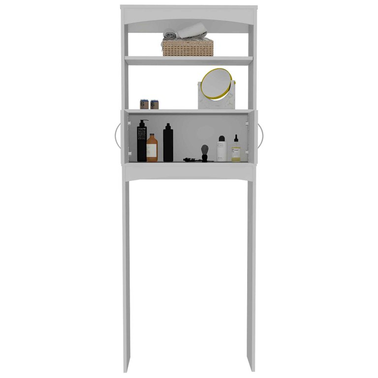 Hayward Over The Toilet Cabinet, One Drawer, Two Shelves - White