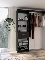 Hybrid Closet System - Black Wengue